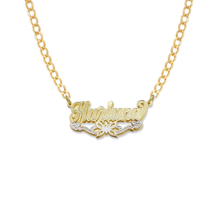 Double nameplates - Bargain Bazaar Jewelry