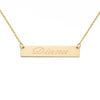 14K Yellow Gold Name Bar Necklace. kays jewelery, jewelery store, jewelery store near me, jewelery near me, jareds jewelery, jareds jewelery, jewelery sale, nameplate necklace, bar pendant with name, bar pendant with name, name necklace, gold chains for men, gold chains, mens necklaces, nameplate necklace, jewelery store in Brooklyn. 