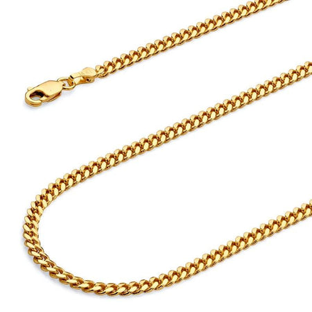 10K Gold Miami Jewelry Cuban Chain 6mm