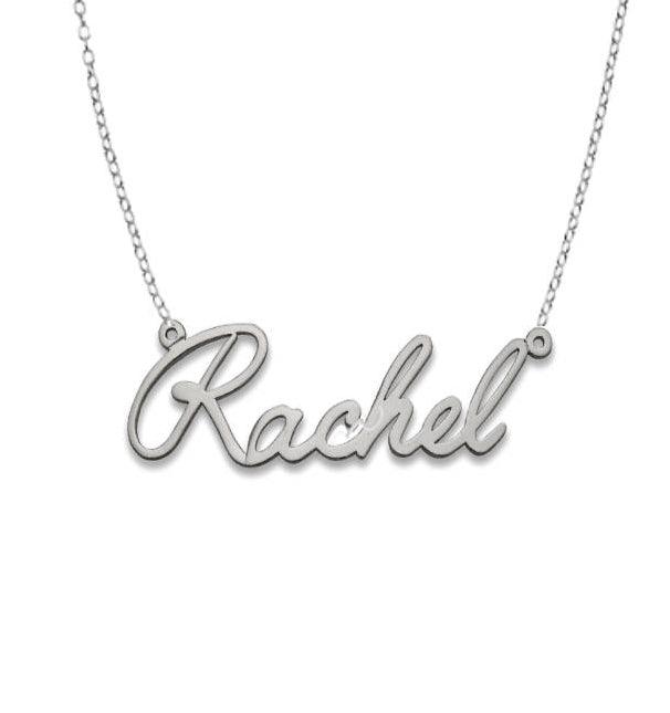 Personalized Vertical Nameplate Necklace