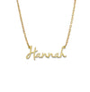 Magnolia Gold Nameplate Necklace - Bargain Bazaar Jewelry