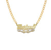 Butterfly Double Nameplate Jewelry Necklace - Bargain Bazaar Jewelry