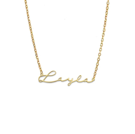 Signature Gold Name Necklace