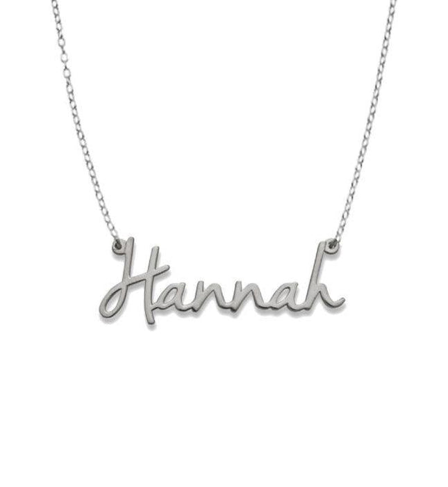 Magnolia 925 Sterling Silver Nameplate Necklace