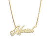 Elegant Gold Jewelry Nameplate Necklace