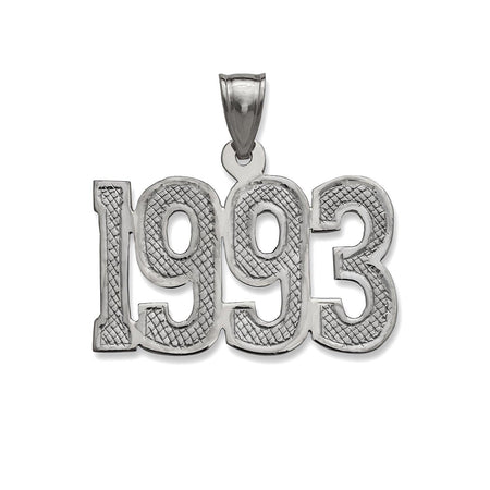 Date. 925 Sterling Silver Pendant - Bargain Bazaar Jewelry